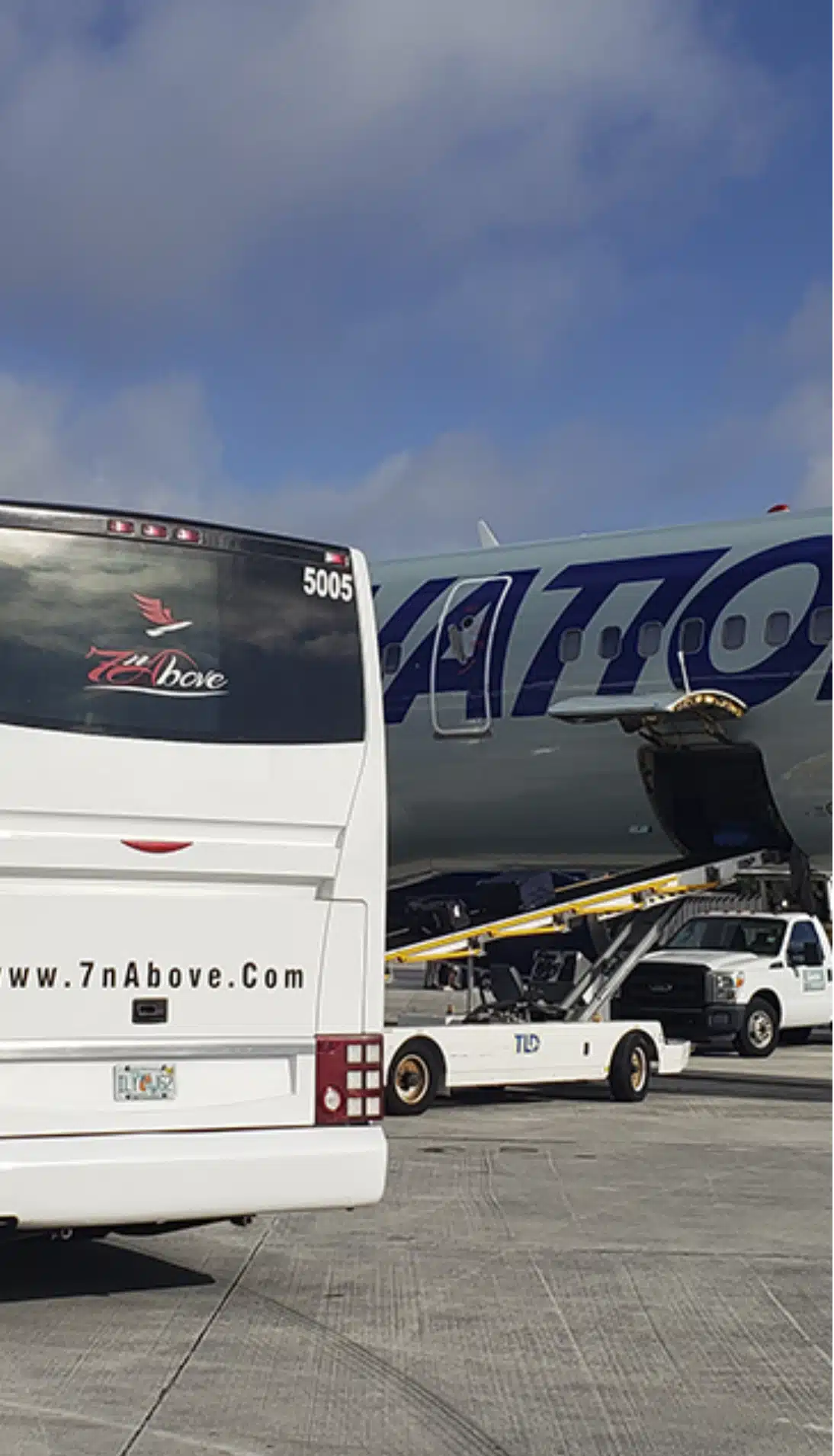 airport shuttle bus transportation