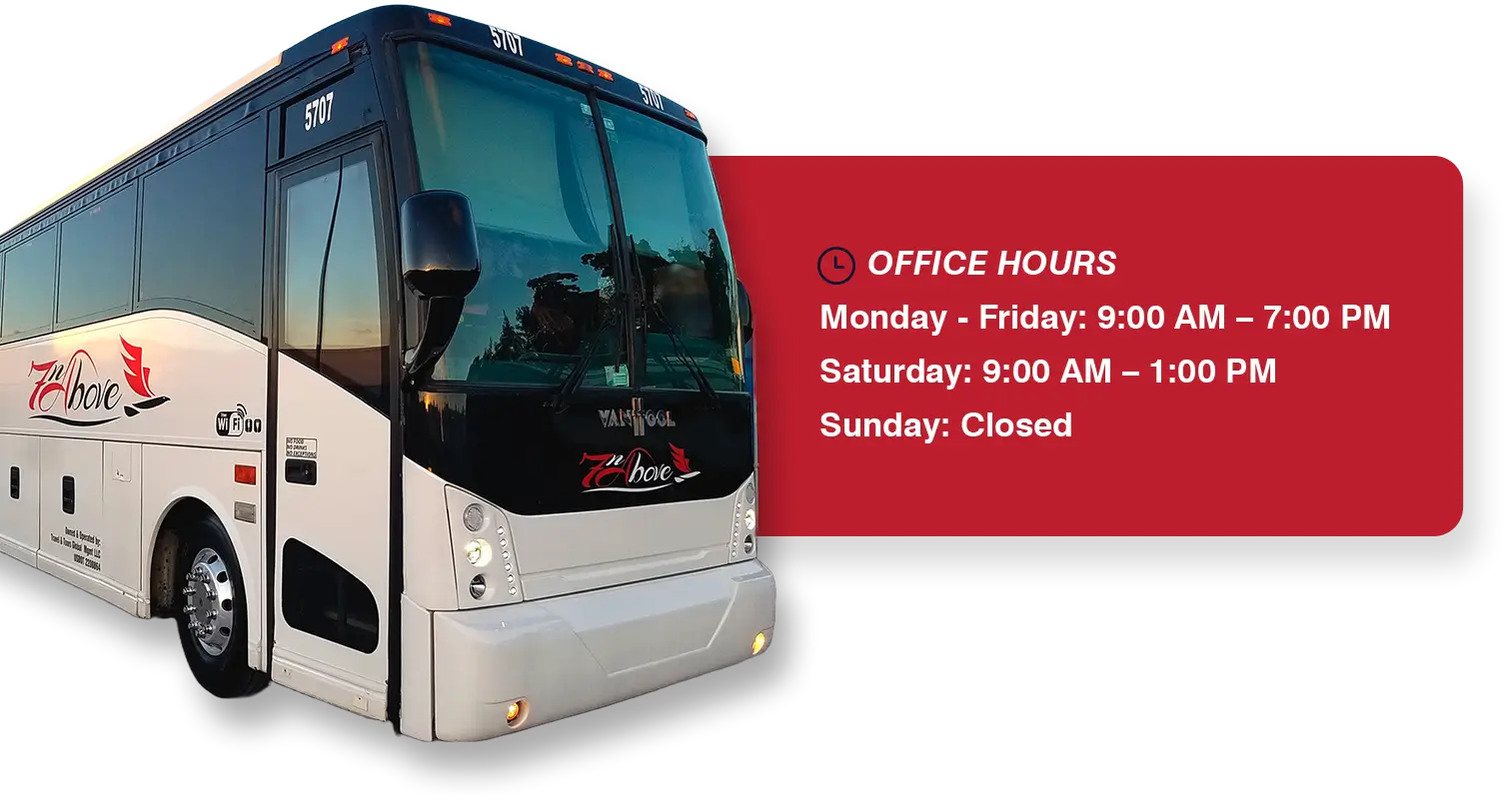 Florida charter bus 7 above group transportation