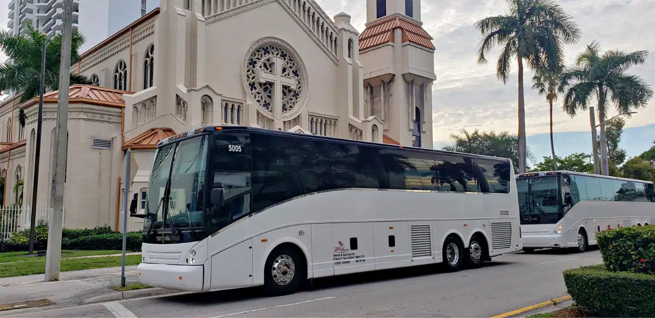 wedding shuttle bus